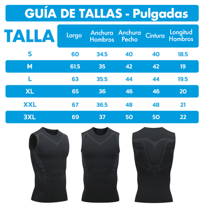 Sugoola™ Camiseta correctora de postura de turmalina MENIONIC -